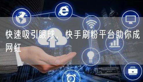 快速吸引眼球，快手刷粉平台助你成网红