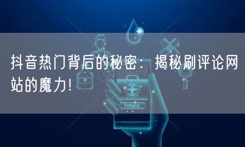 抖音热门背后的秘密:揭秘刷评论网站的魔力!